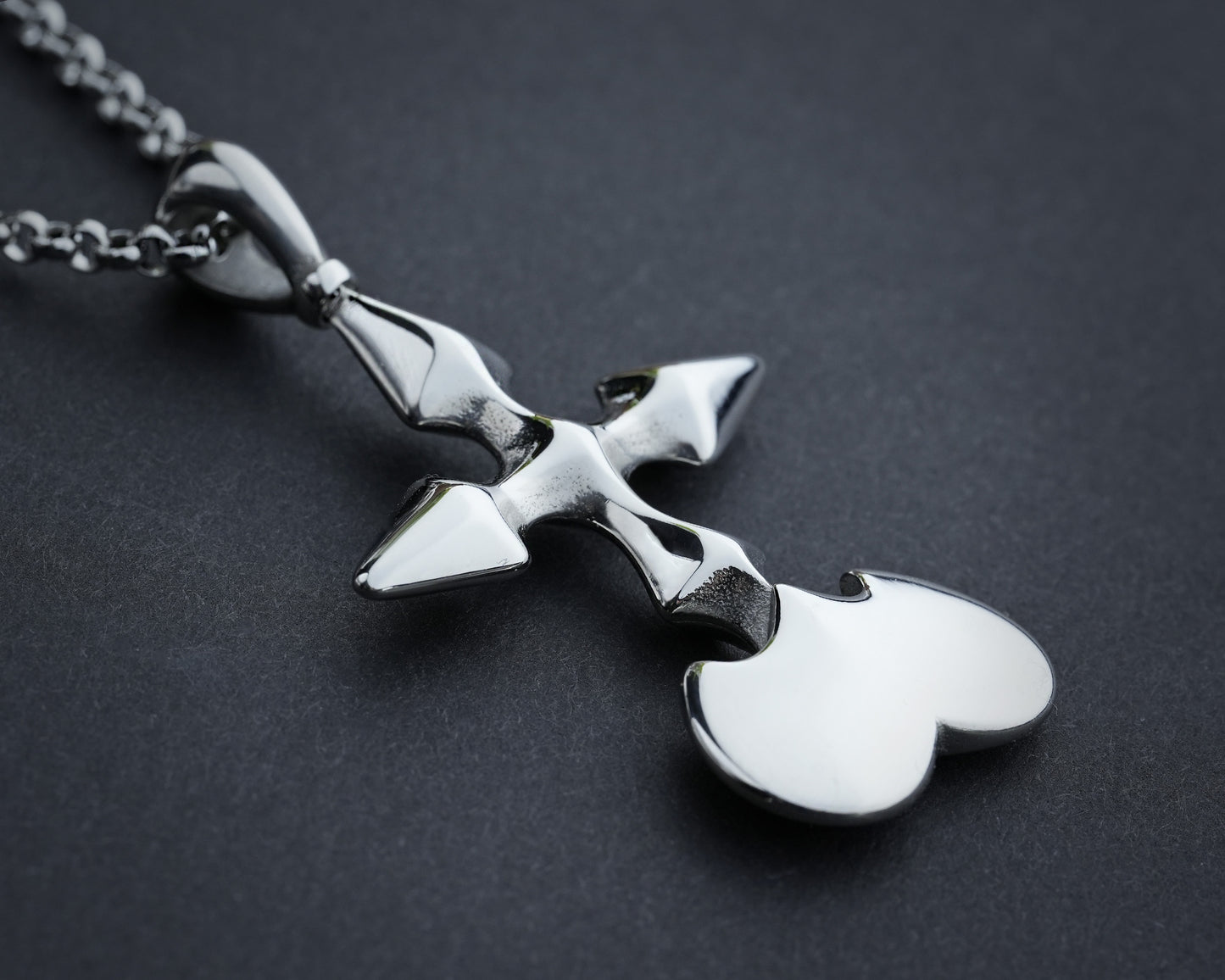 Kingdom Hearts Nobody Stainless Steel Pendant Necklace Charm Necklace Jewelry