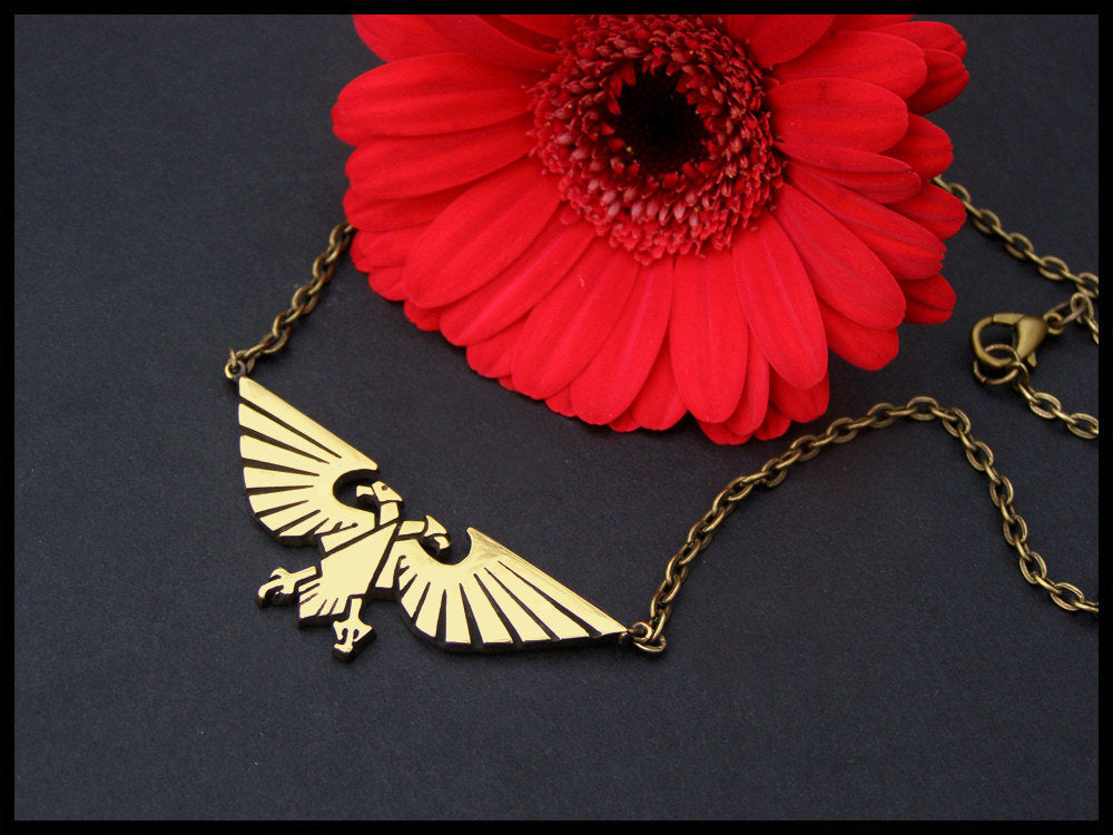 Warhammer 40K Empereur de l’Humanité Ancien Collier Pendentif Aigle Aquila Impérial