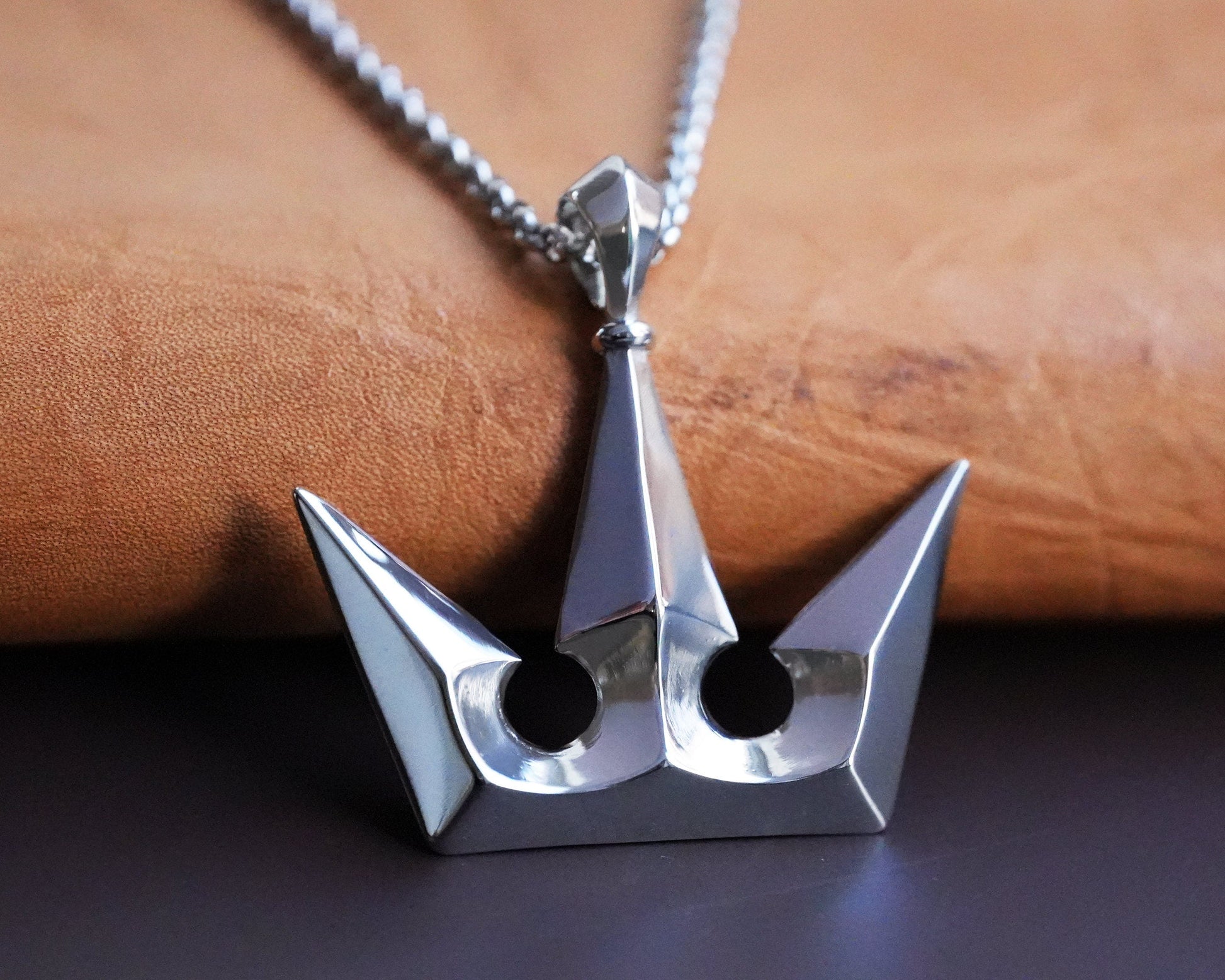925 Sterling Silver Crown Queen Princess Pendant Necklace Charm Jewelry - Baldur Jewelry