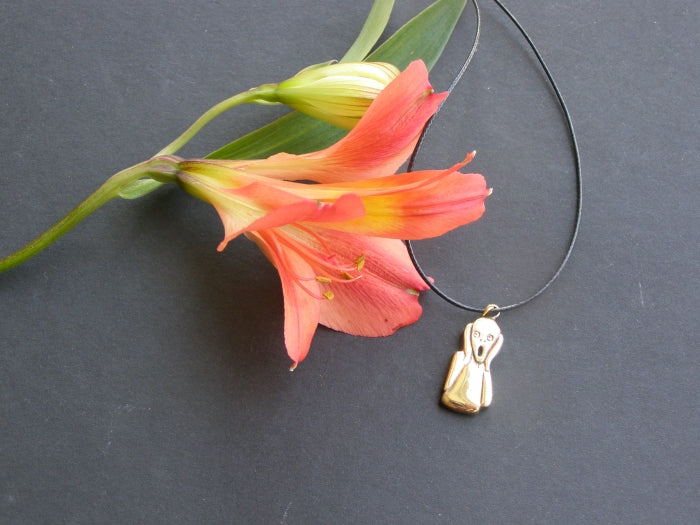 Edvard Munch Scream Necklace Pendant Jewelry For Men and Women
