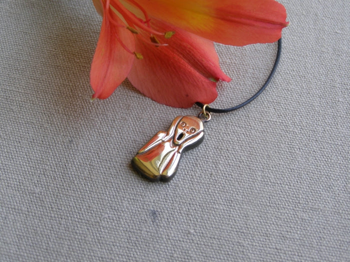 Edvard Munch Scream Necklace Pendant Jewelry For Men and Women