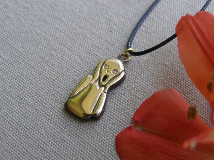 Edvard Munch Scream Necklace Pendant Jewelry For Men and Women