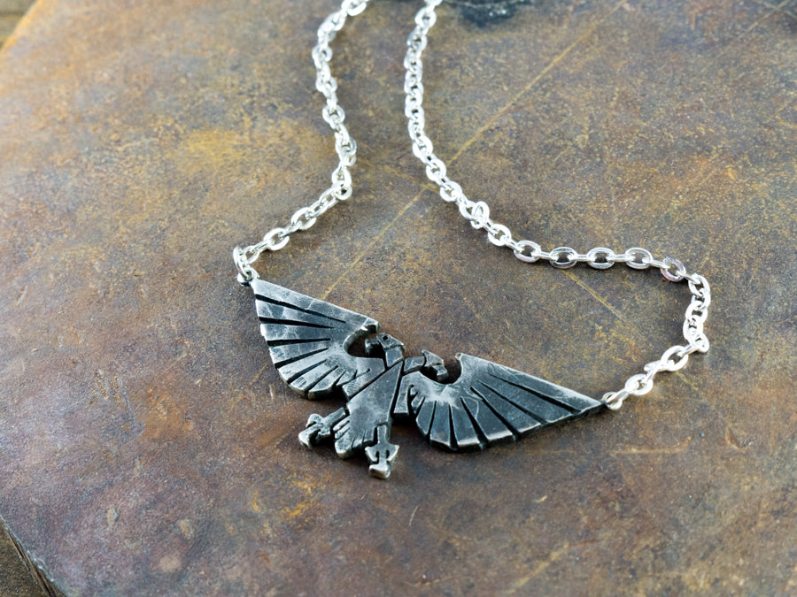 Warhammer 40K Empereur de l’Humanité Ancien Collier Pendentif Aigle Aquila Impérial