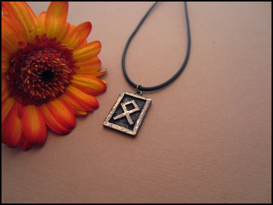 Viking Othala Rune Pendant - Home and Heart Rune - Viking Norse Jewelry Necklace Pendant - Baldur Jewelry