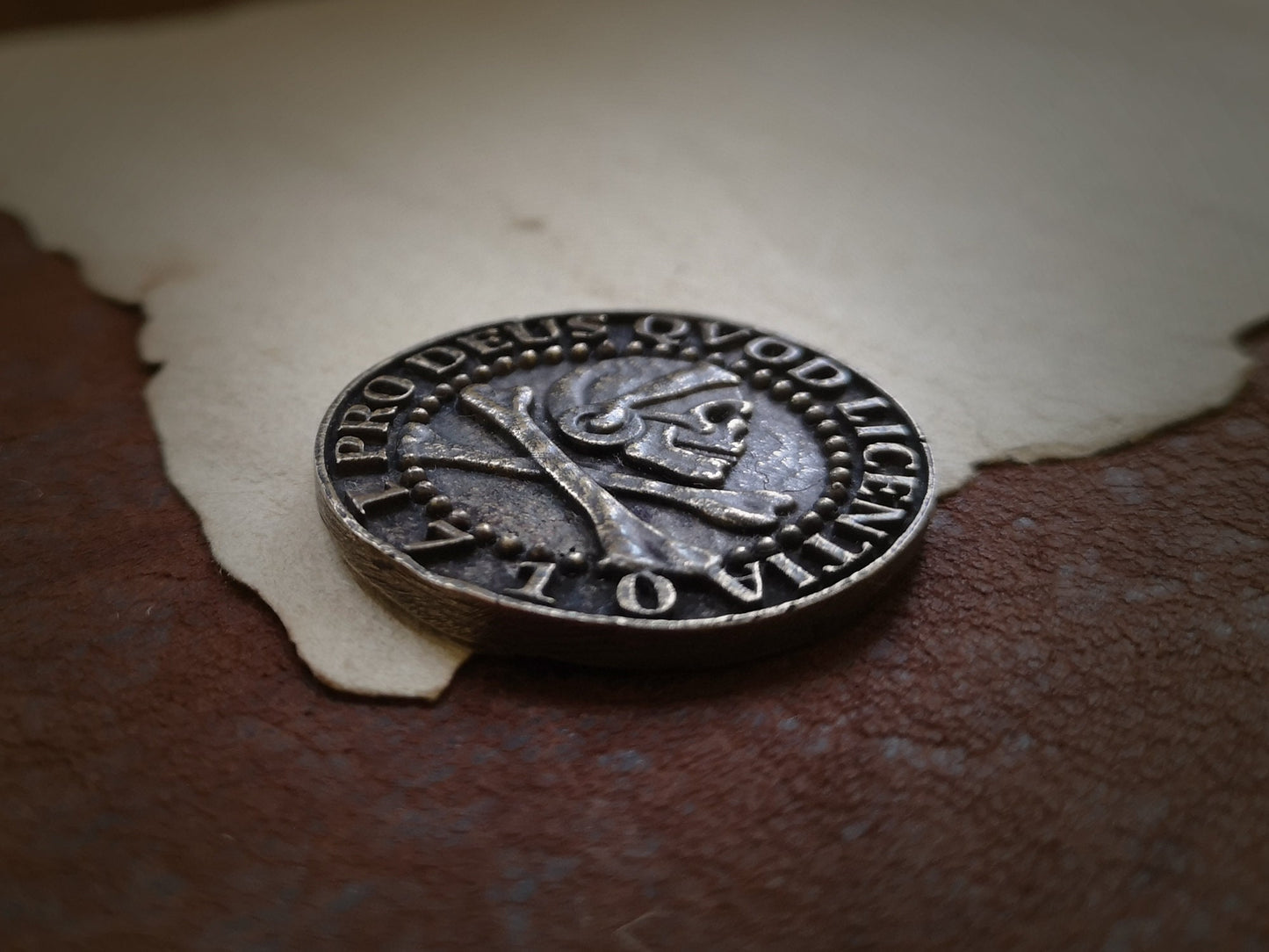 Uncharted 4 Pirate Treasure Coin 2 sided High Quality Replica - Baldur Jewelry