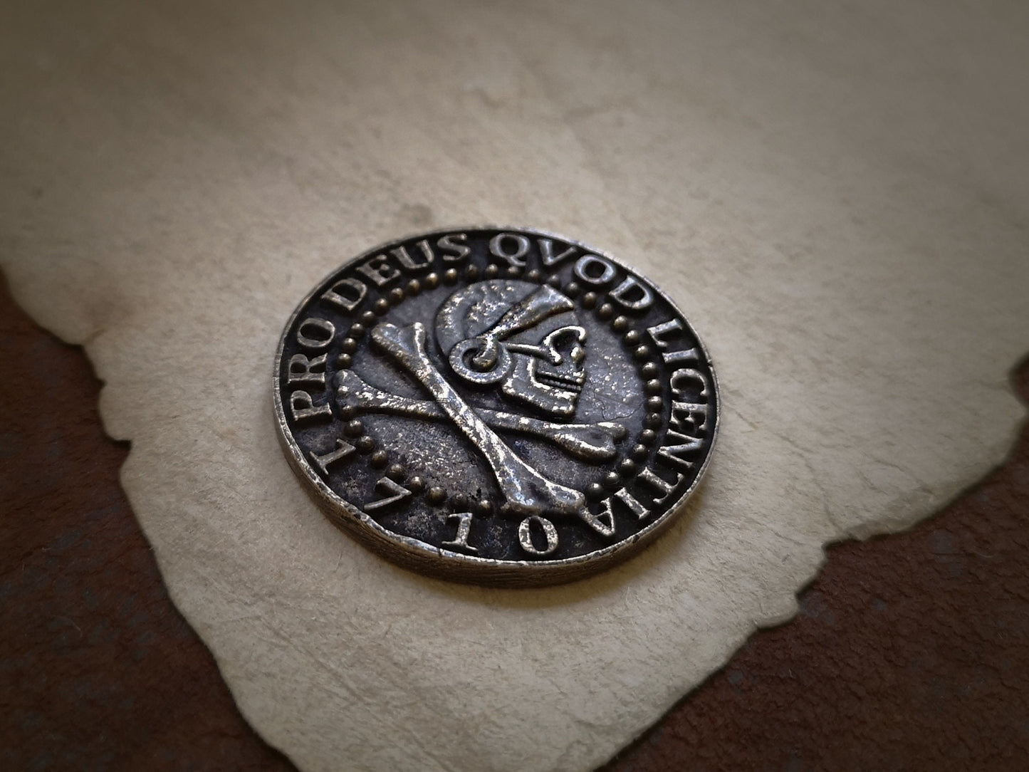 Uncharted 4 Pirate Treasure Coin 2 sided High Quality Replica - Baldur Jewelry