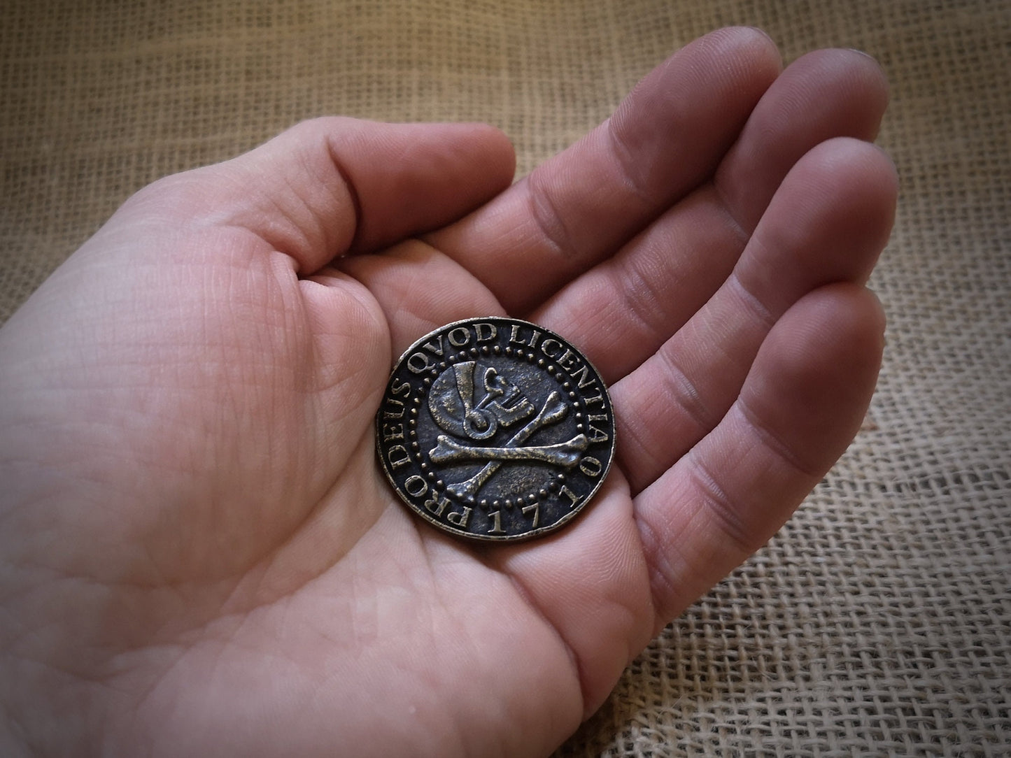 Uncharted 4 Pirate Treasure Coin 2 sided High Quality Replica - Baldur Jewelry