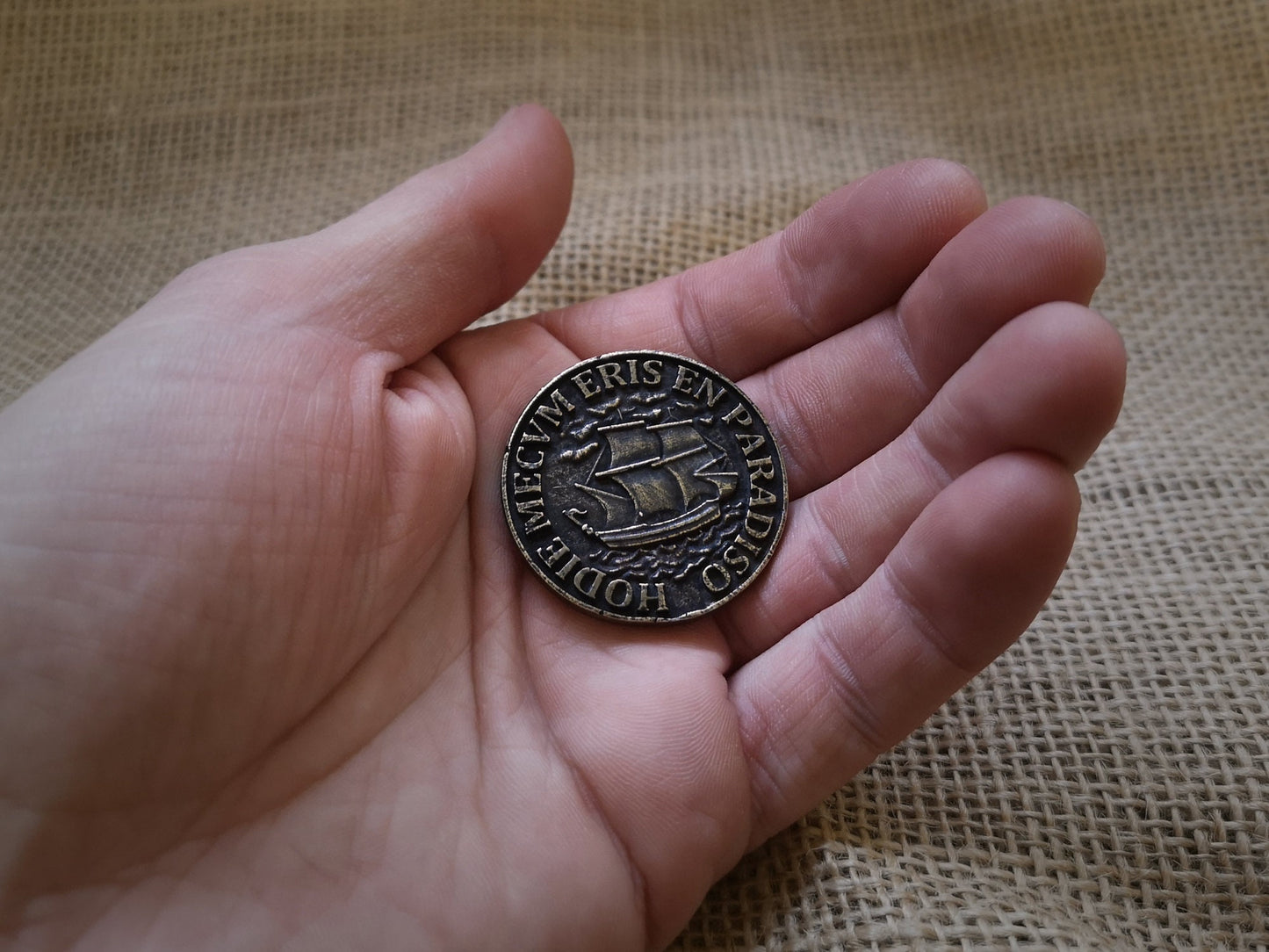 Uncharted 4 Pirate Treasure Coin 2 sided High Quality Replica - Baldur Jewelry