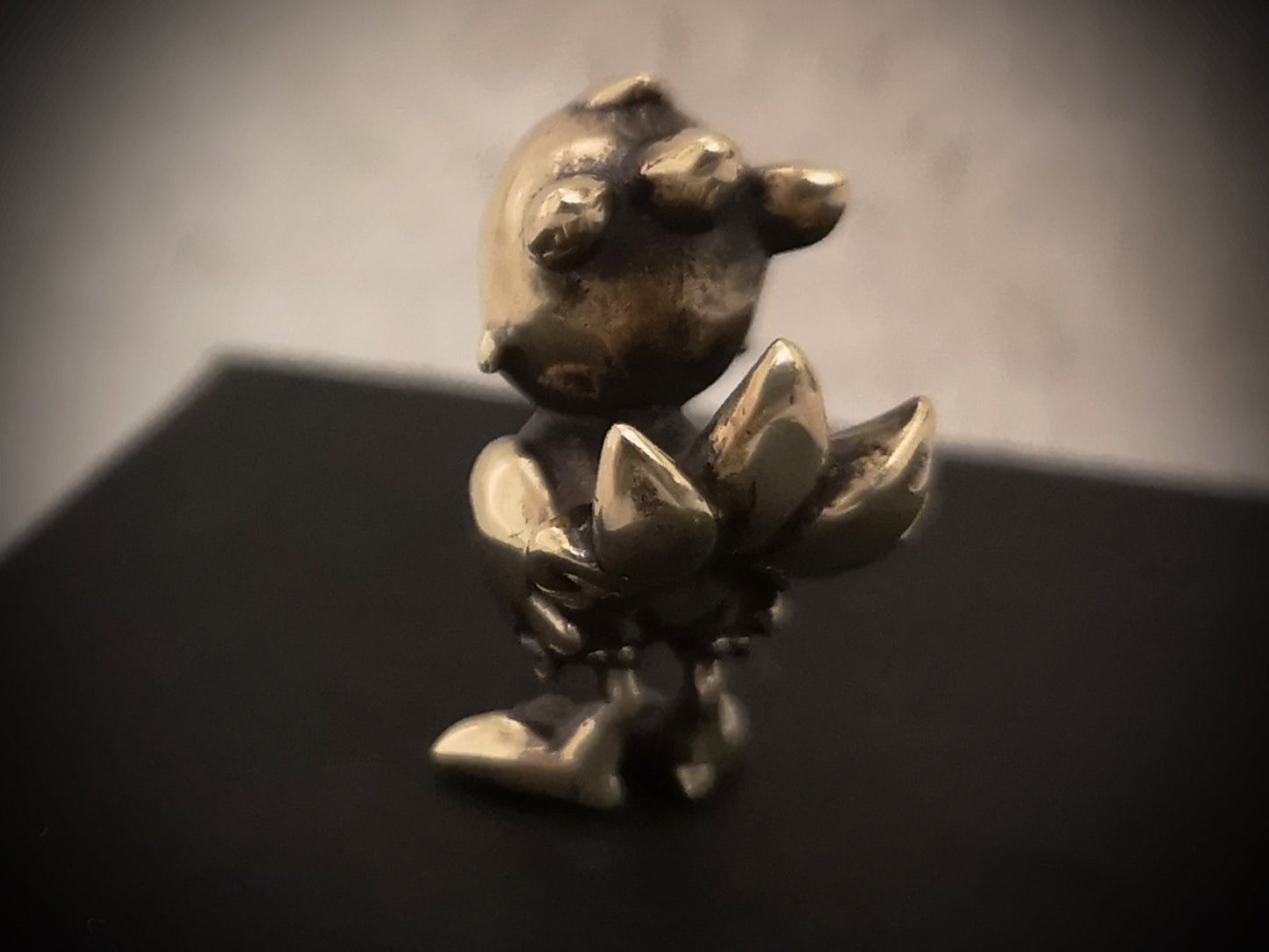 Final Fantasy Chocobo High Polished Metal Miniature Statue from Brass - Baldur Jewelry