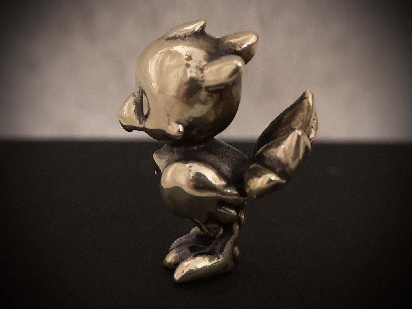 Final Fantasy Chocobo High Polished Metal Miniature Statue from Brass - Baldur Jewelry