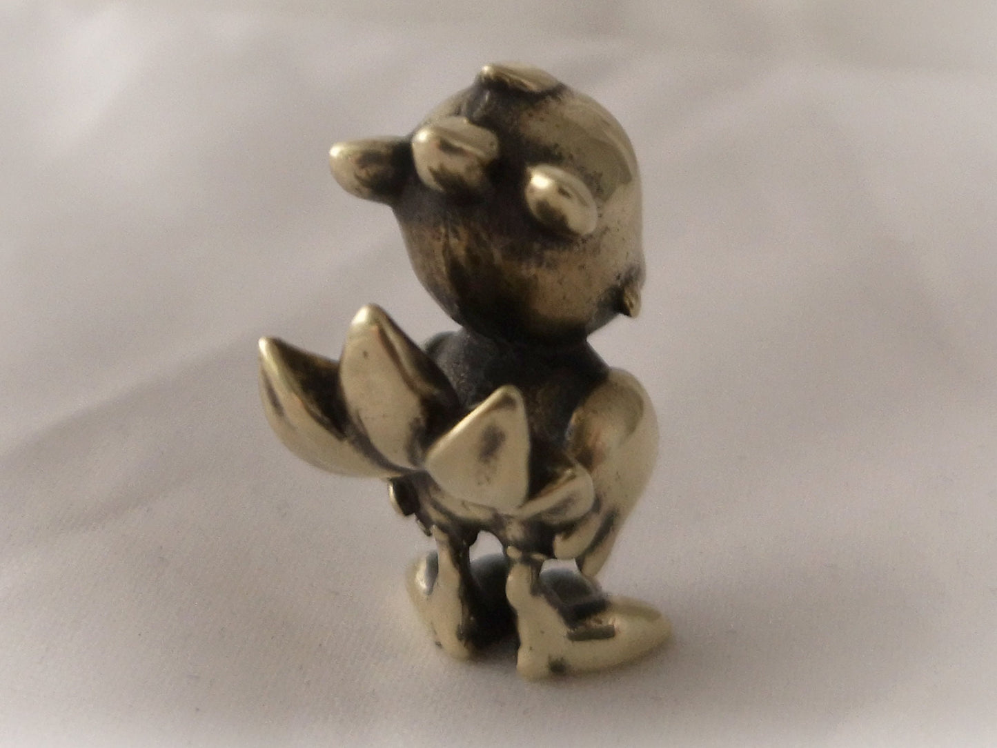 Final Fantasy Chocobo High Polished Metal Miniature Statue from Brass - Baldur Jewelry