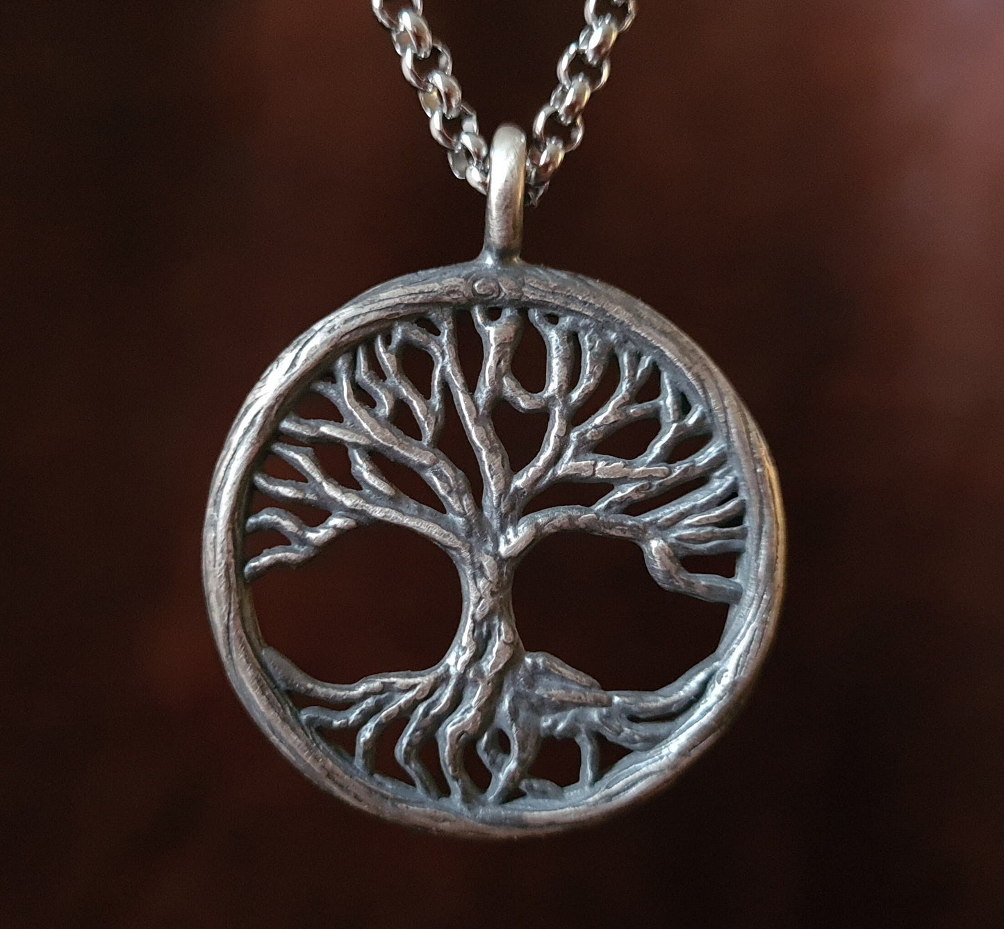 Viking Norse Yggdrasil Tree of Life Yggdrasil Pendant Necklace Jewelry Amulet - Baldur Jewelry