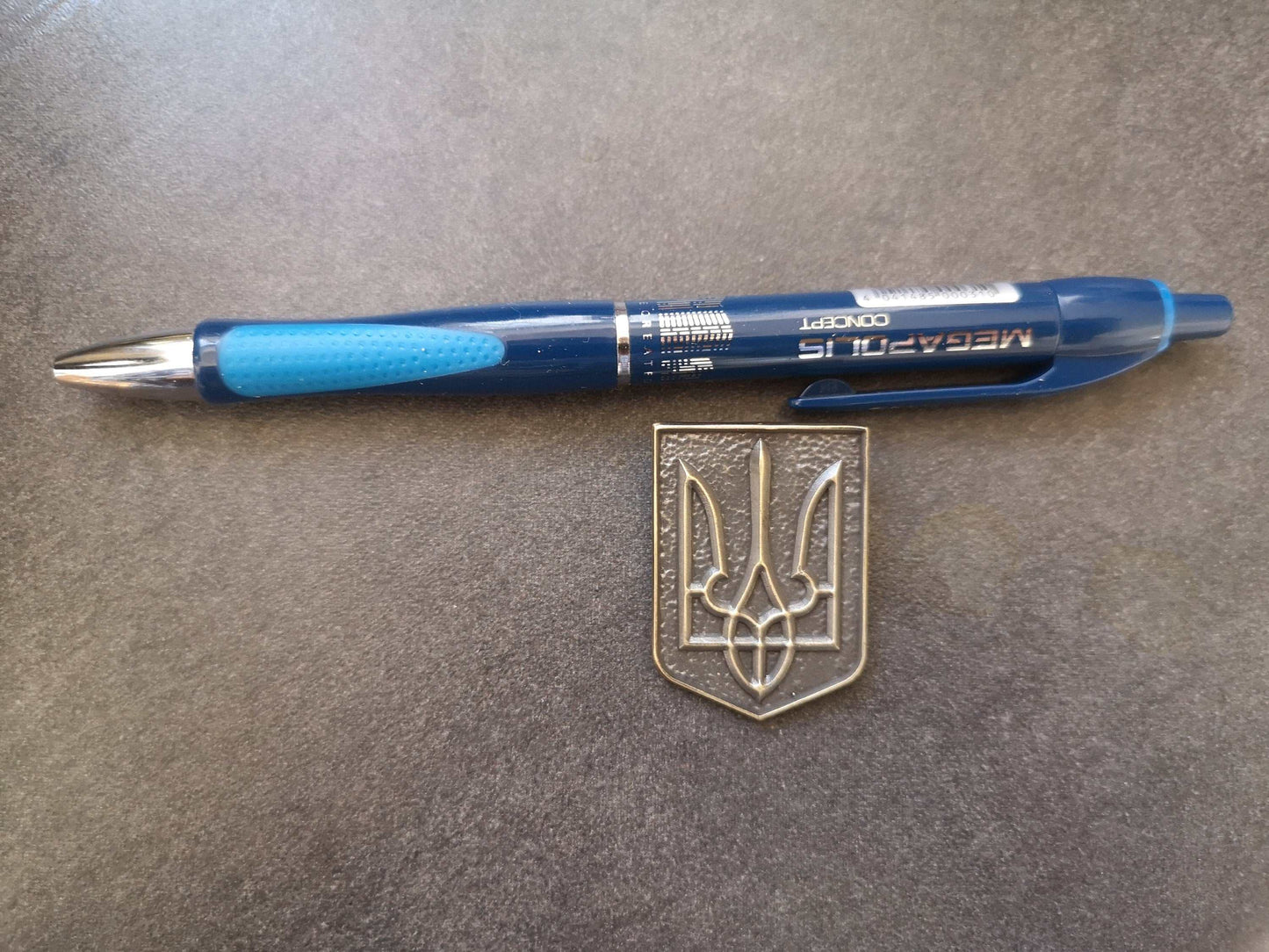 Ukraine Trident Pin Brooch - Support Ukraine - Non Profit sale - Baldur Jewelry