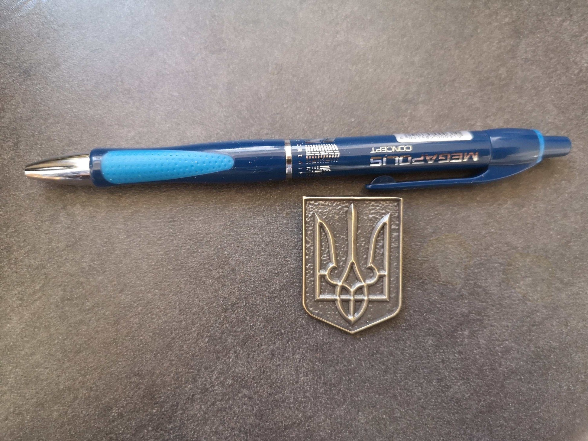 Ukraine Trident Pin Brooch  - Support Ukraine - Non Profit sale - Baldur Jewelry