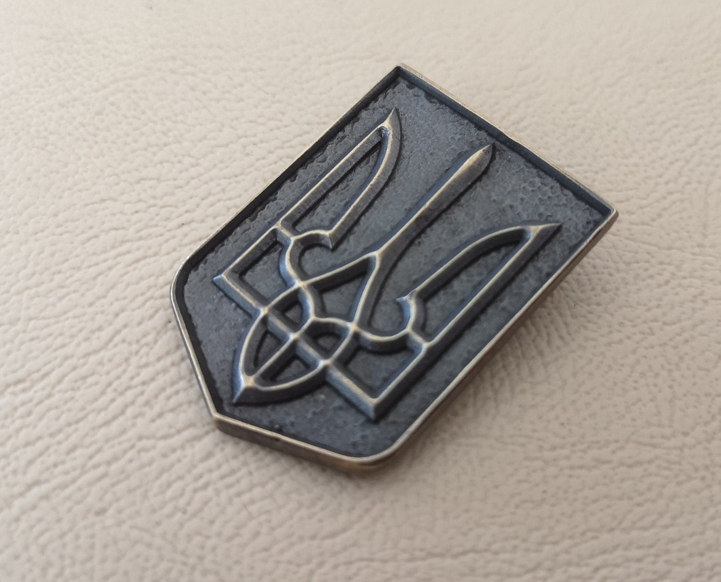 Ukraine Trident Pin Brooch - Support Ukraine - Non Profit sale - Baldur Jewelry