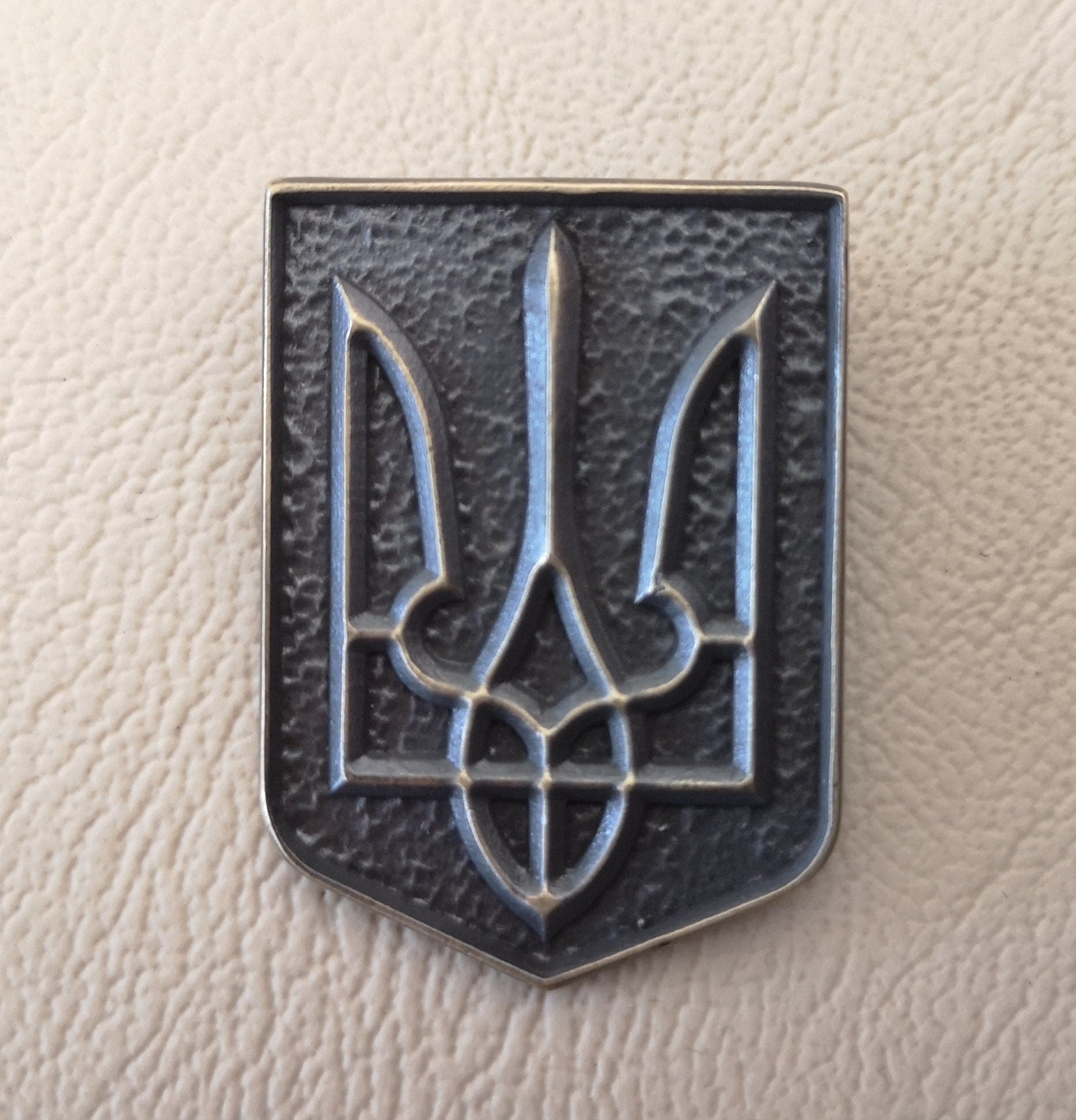 Ukraine Trident Pin Brooch  - Support Ukraine - Non Profit sale - Baldur Jewelry