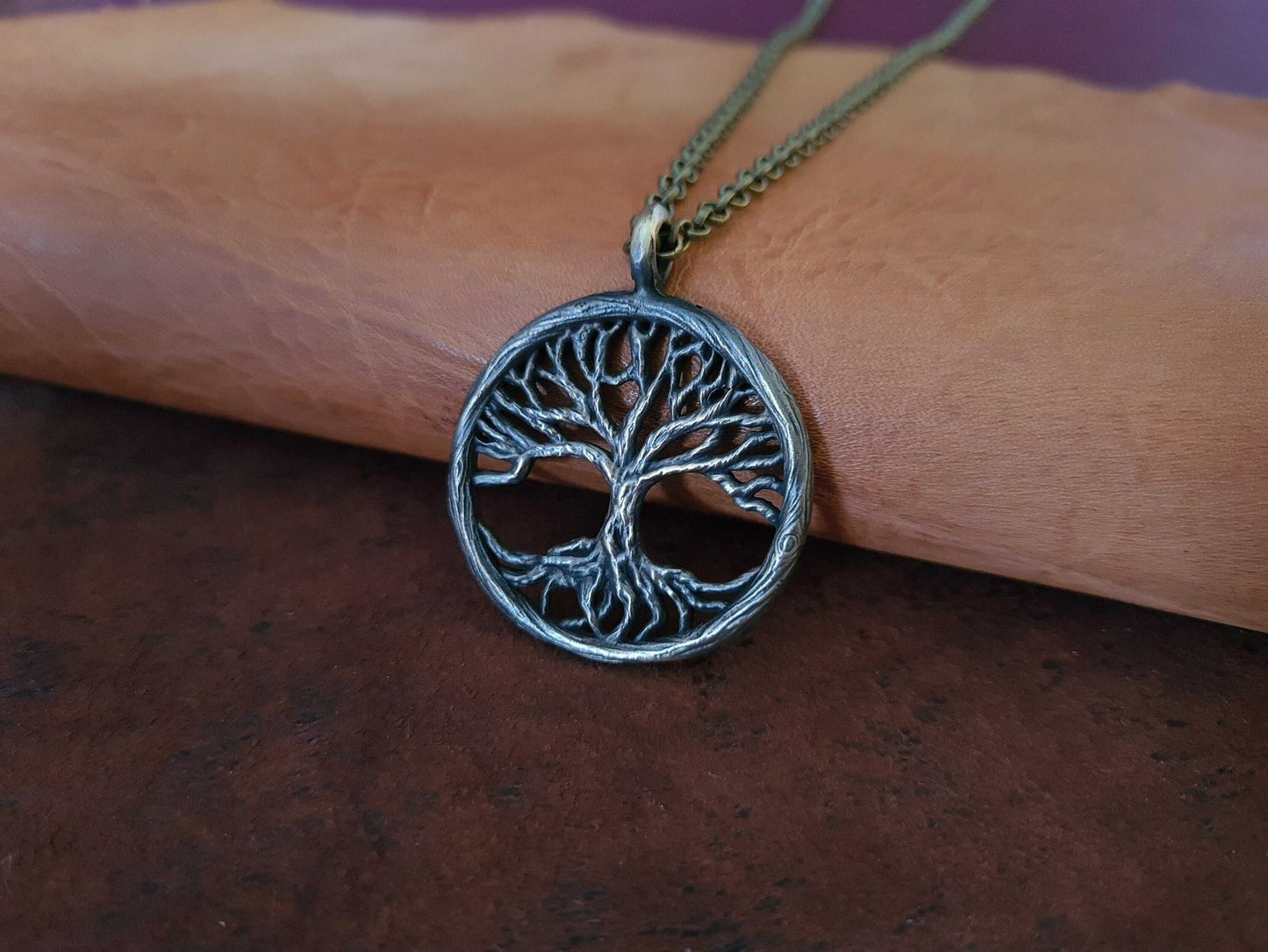 Viking Norse Yggdrasil Tree of Life Yggdrasil Pendant Necklace Jewelry Amulet - Baldur Jewelry