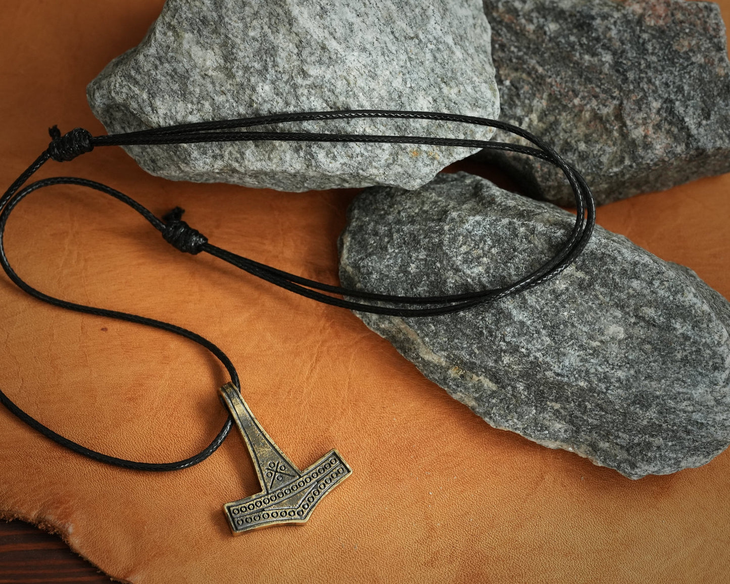 Romersdal Authentic Replica Thors Hammer Necklace Pendant Mjölnir Viking Norse Jewelry Thor Mjolnir Gifts for Men Brass 925 Sterling Silver - Baldur Jewelry