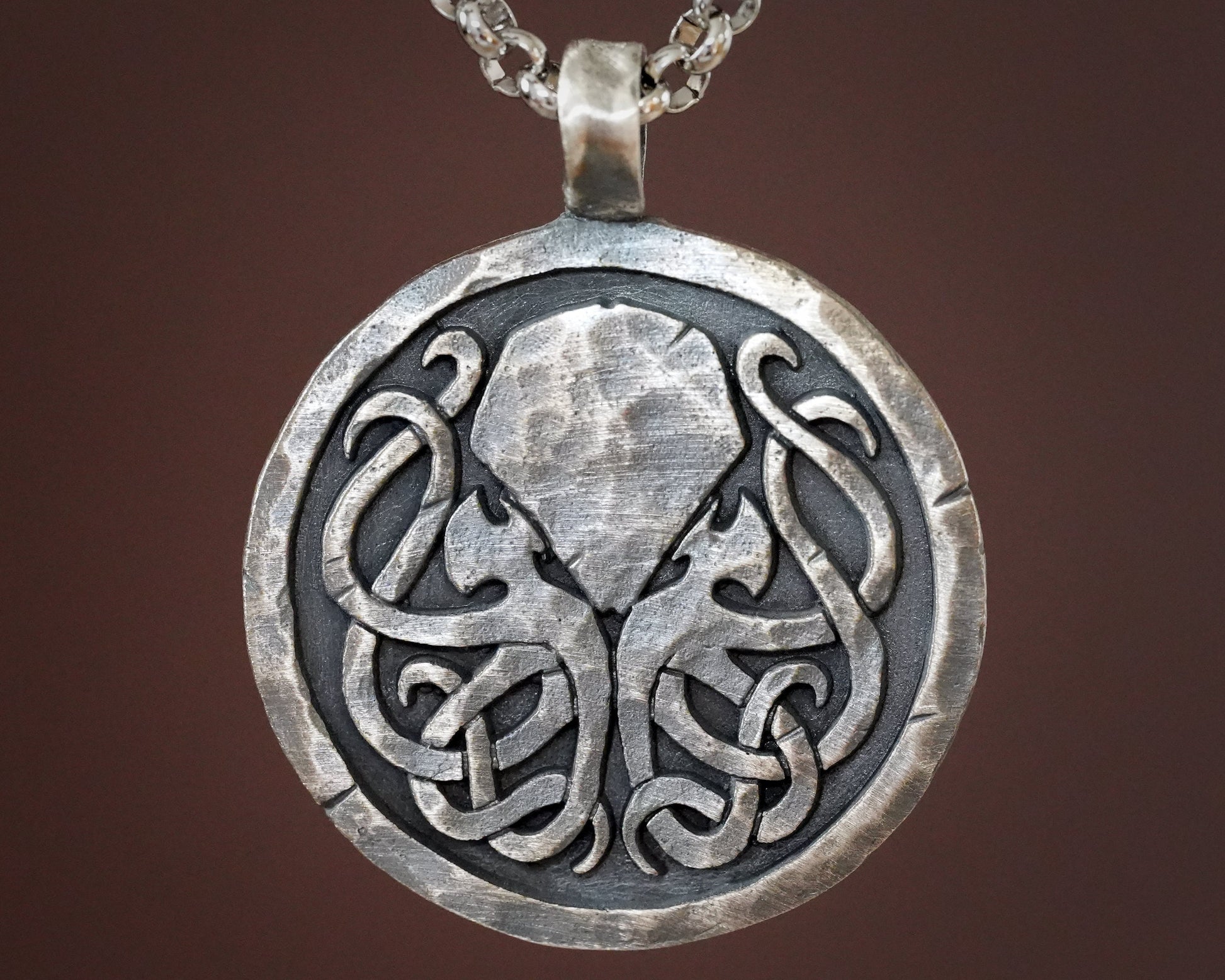 Lovecraft Cthulhu Necklace Pendant Amulet Jewelry - Baldur Jewelry