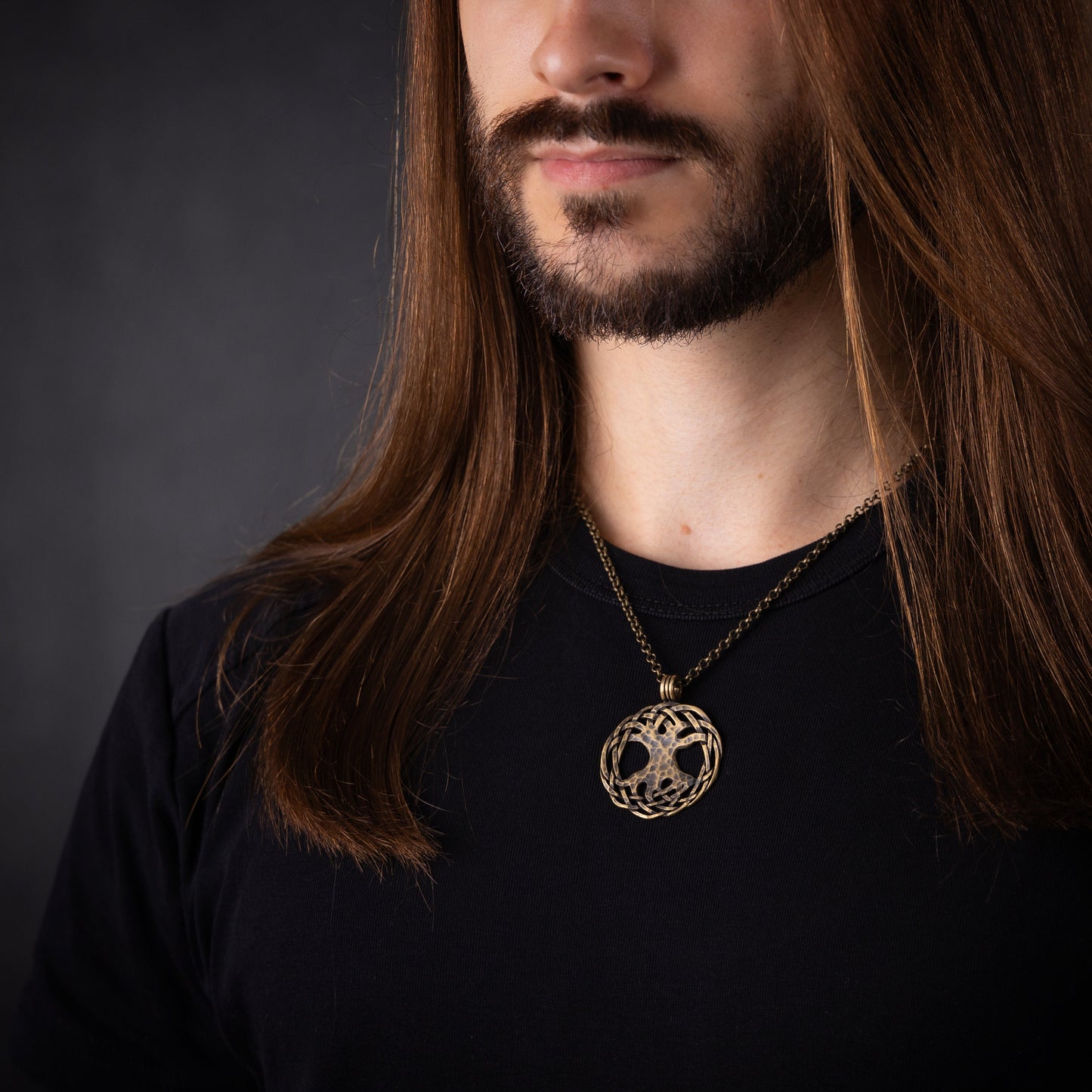 Viking Norse Yggdrasil Tree of Life Pendant Necklace Jewelry Amulet - Baldur Jewelry