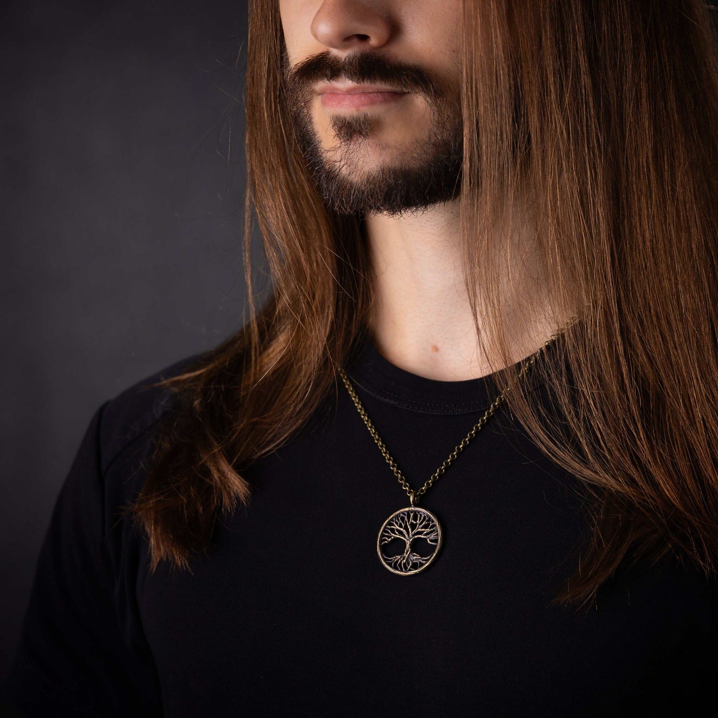Viking Norse Yggdrasil Tree of Life Yggdrasil Pendant Necklace Jewelry Amulet - Baldur Jewelry