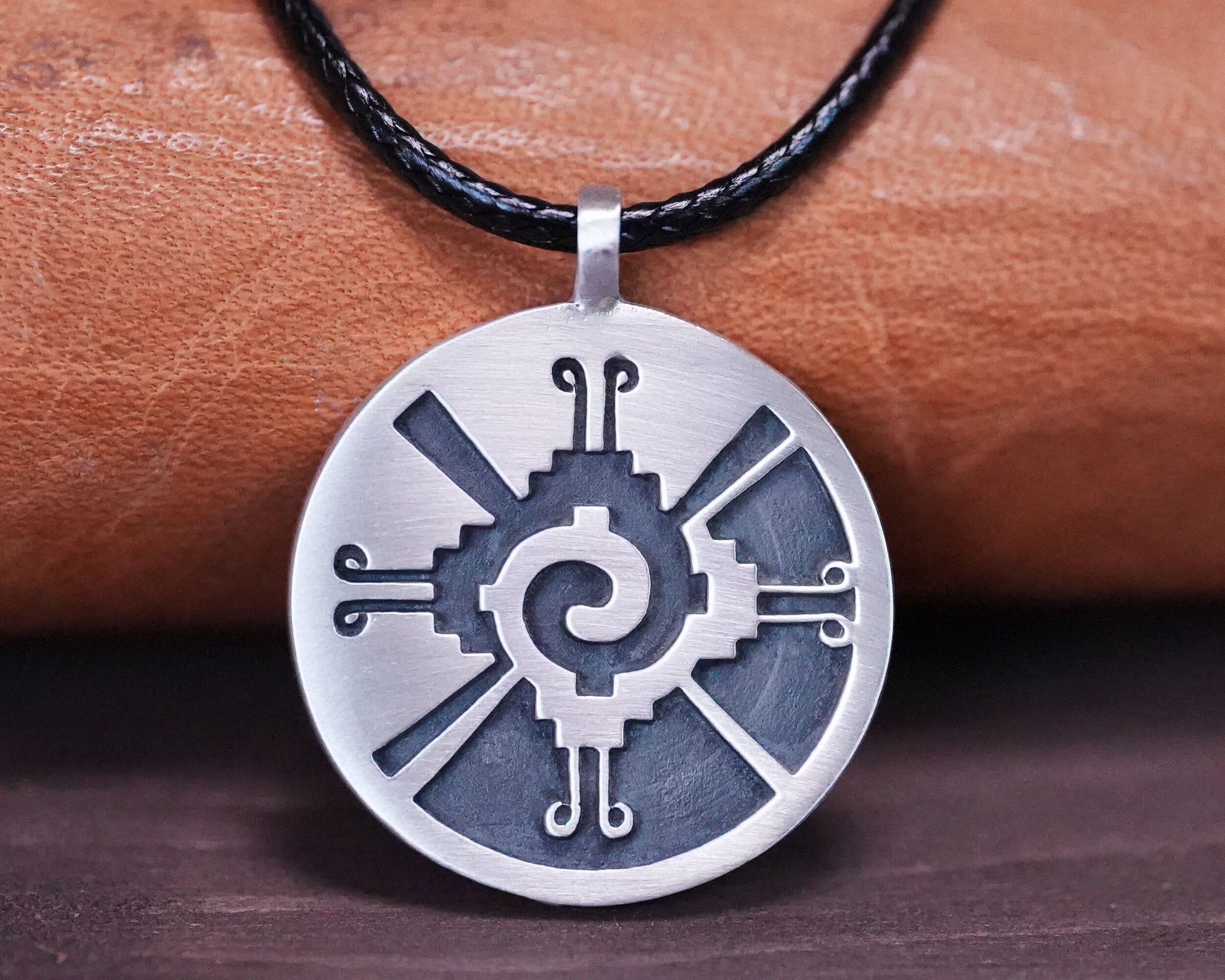Mayan Inca Aztec Butterfly Necklace Hunab Ku Galactical Pendant Amulet Charm Butterfly Brass Silver Inca Jewelry Gifts for women men - Baldur Jewelry