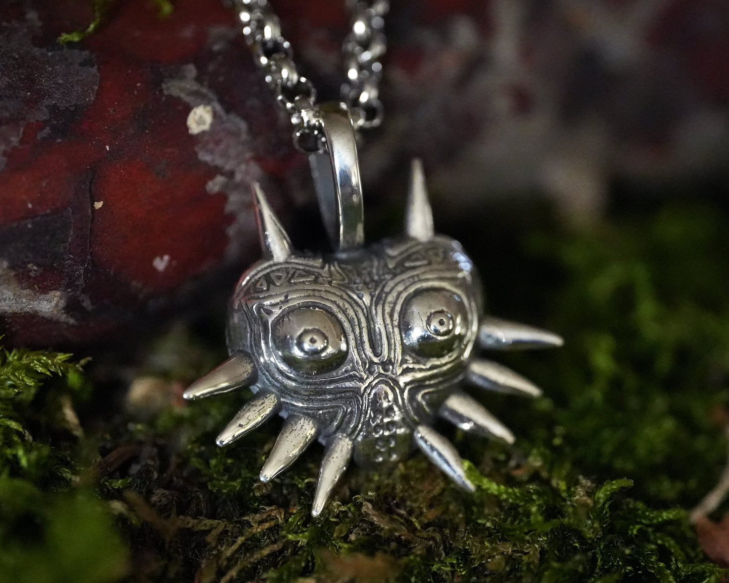 Majora's Mask Necklace Pendant Jewelry Legend Breath of the Wild Majora - Baldur Jewelry