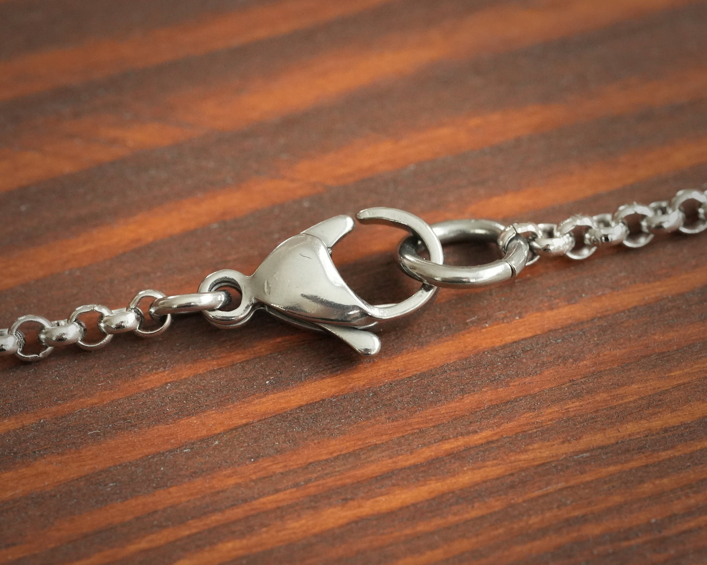 Death Skull Hawk Moth Necklace With Chain Stainless Steel - Gothic Transformation Life Cycle Symbol Moth pendant, Death Head Moth necklace - Baldur Jewelry