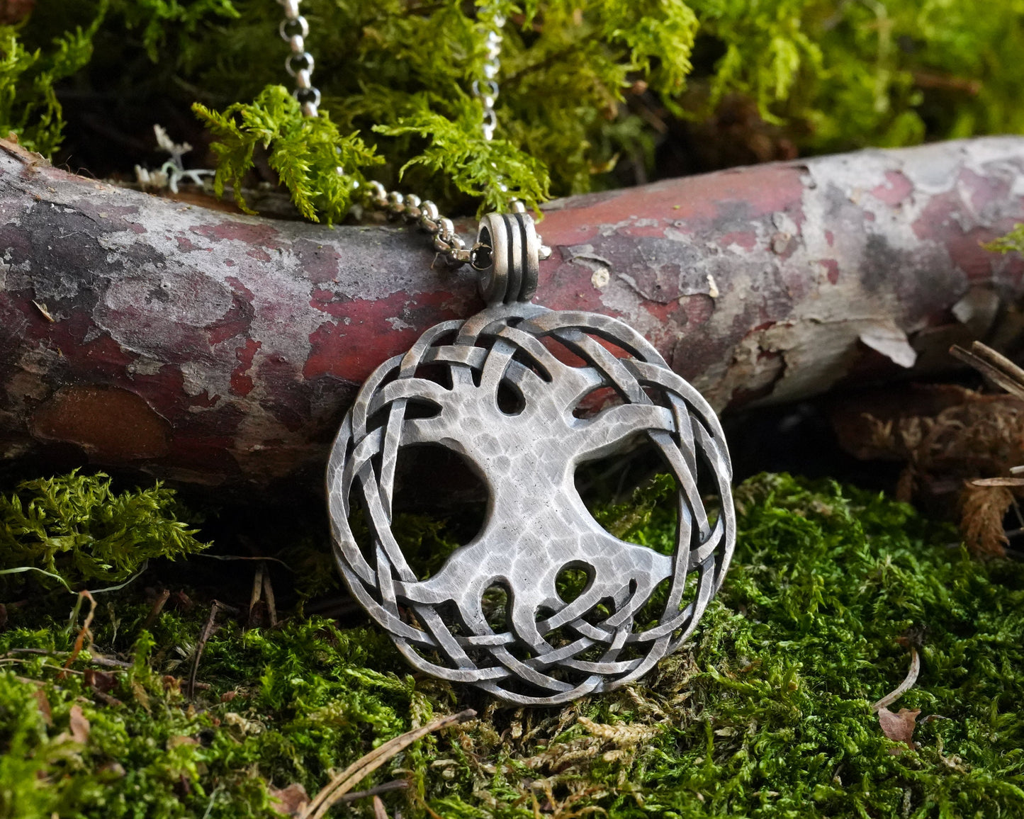 Viking Norse Yggdrasil Tree of Life Pendant Necklace Jewelry Amulet - Baldur Jewelry