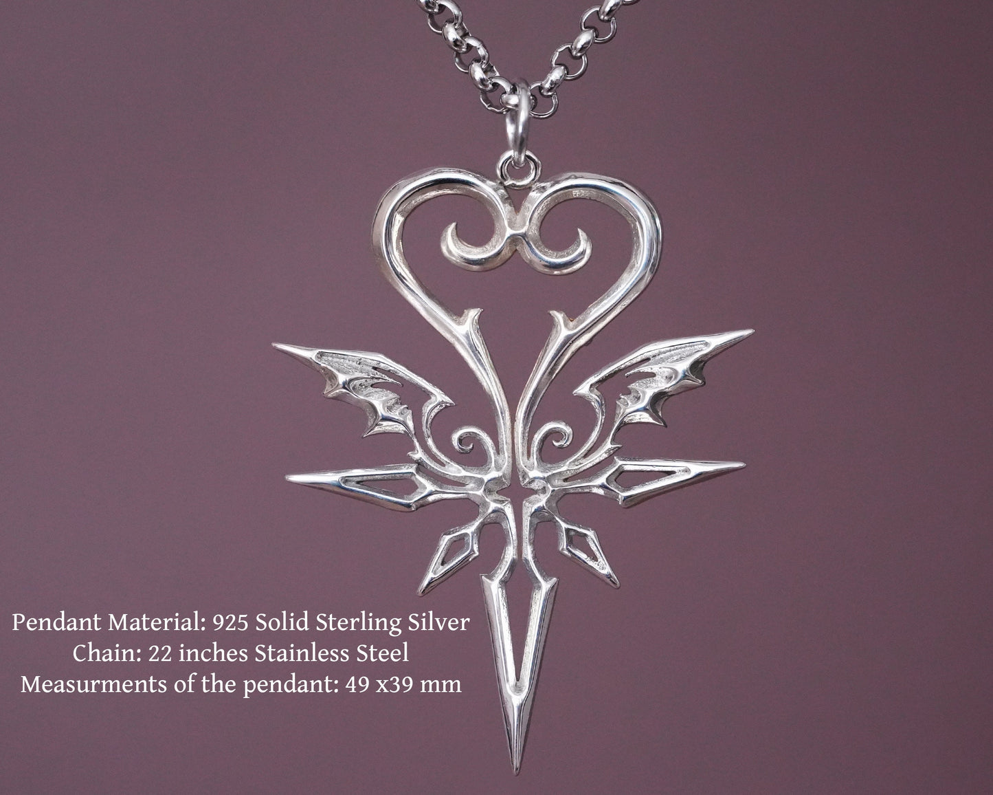 925 Sterling Silver Crown Queen Princess Pendant Necklace Charm Jewelry - Baldur Jewelry