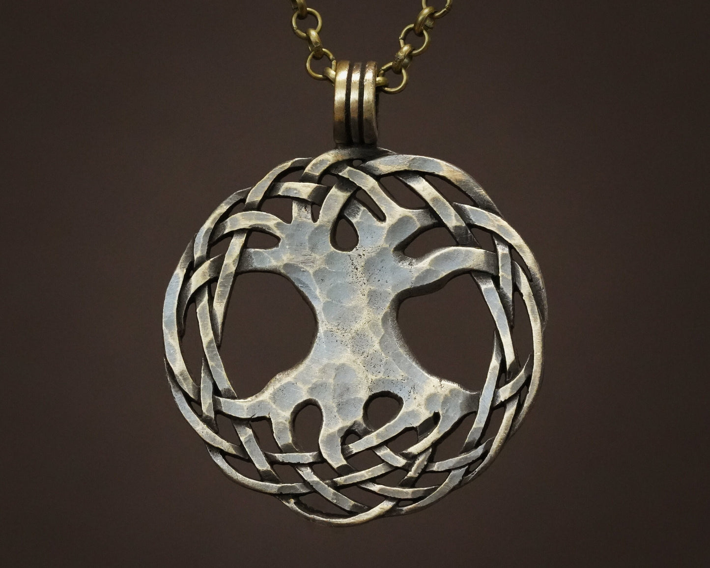 Viking Norse Yggdrasil Tree of Life Pendant Necklace Jewelry Amulet - Baldur Jewelry