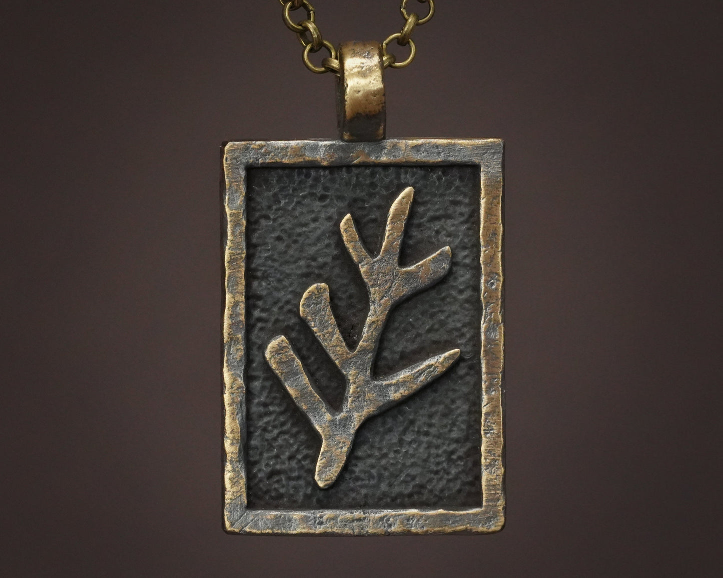 Handcrafted Cthulhu H.P. Lovecraft Elder Sign Protection from Elder Gods Symbol Necklace Pendant Jewelry Amulet Brass / 925 Sterling Silver - Baldur Jewelry