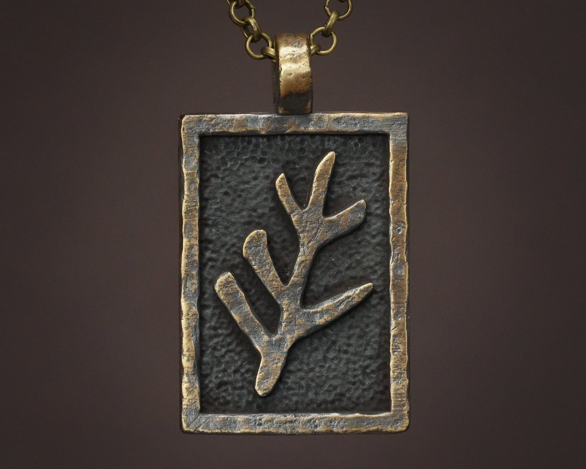 Handcrafted Cthulhu H.P. Lovecraft Elder Sign Protection from Elder Gods Symbol Necklace Pendant Jewelry Amulet Brass / 925 Sterling Silver - Baldur Jewelry