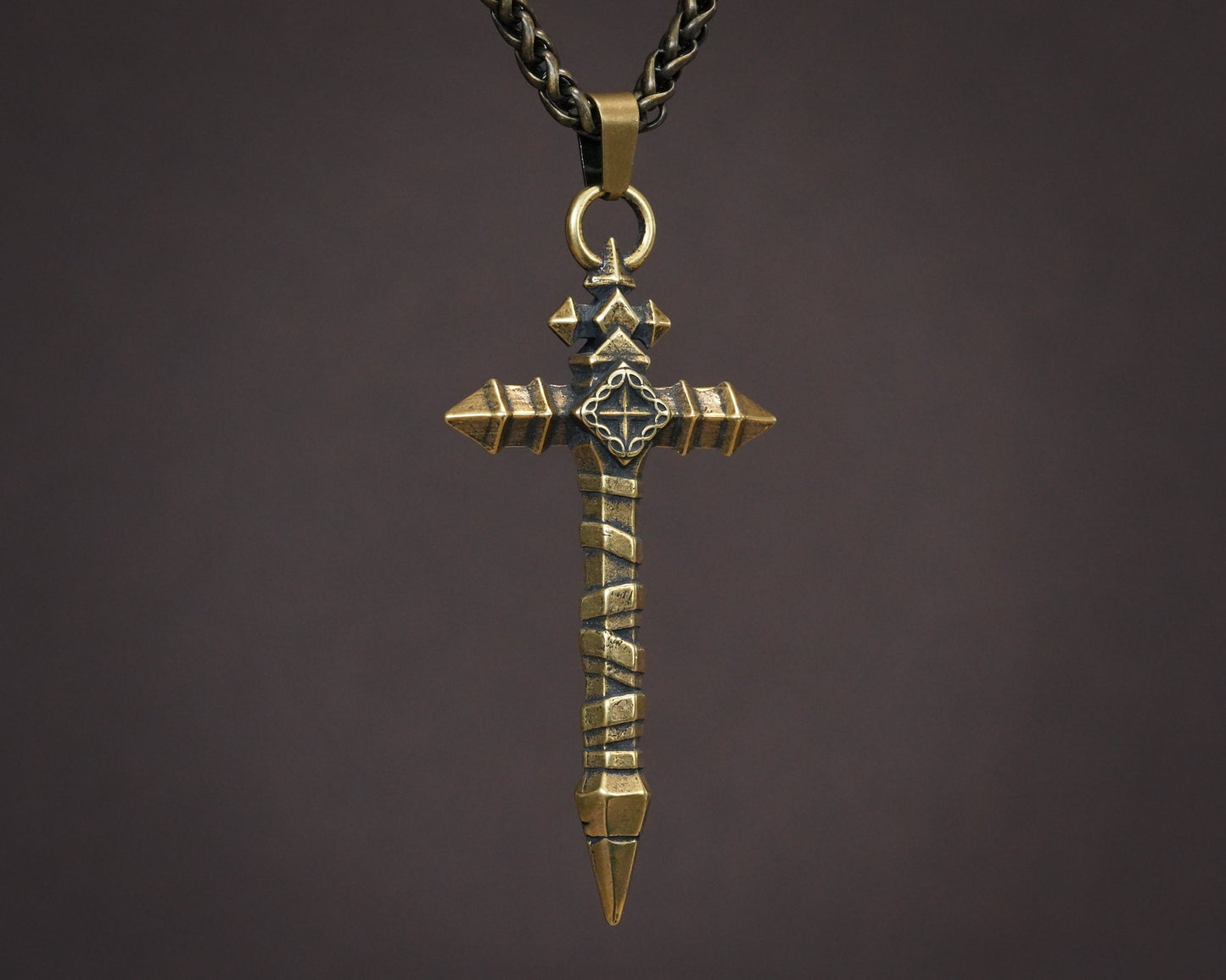 Combat Cross Castlevania Vampire Killer Necklace Pendant Charm