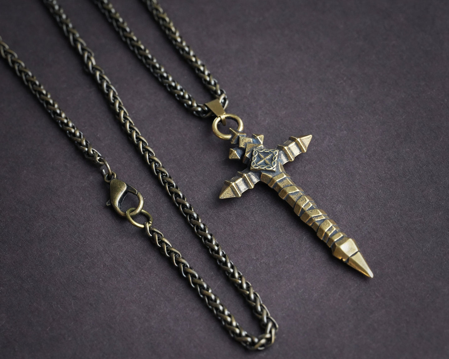Combat Cross Castlevania Vampire Killer Necklace Pendant Charm