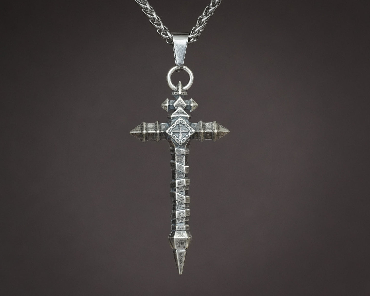 Combat Cross Castlevania Vampire Killer Necklace Pendant Charm