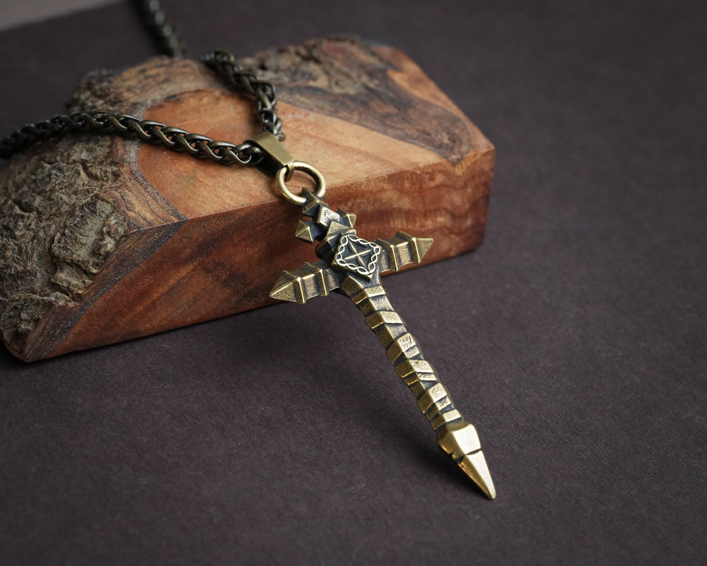 Combat Cross Castlevania Vampire Killer Necklace Pendant Charm