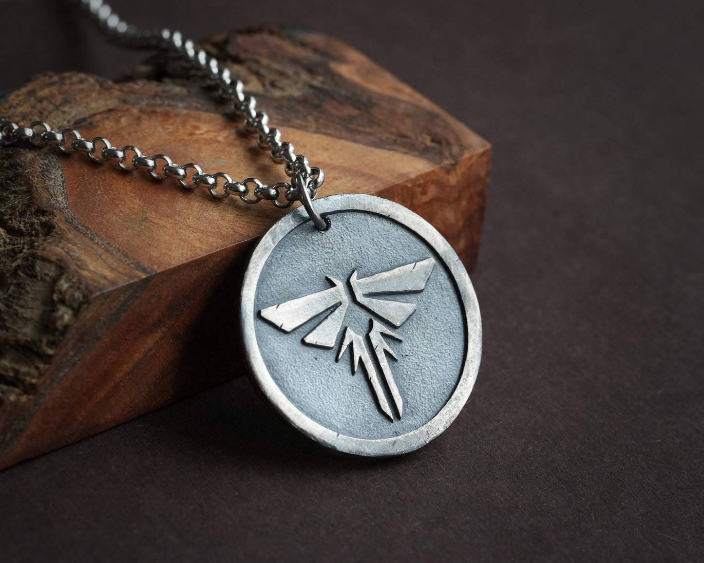 Collier pendentif lucioles en argent sterling Last of Us