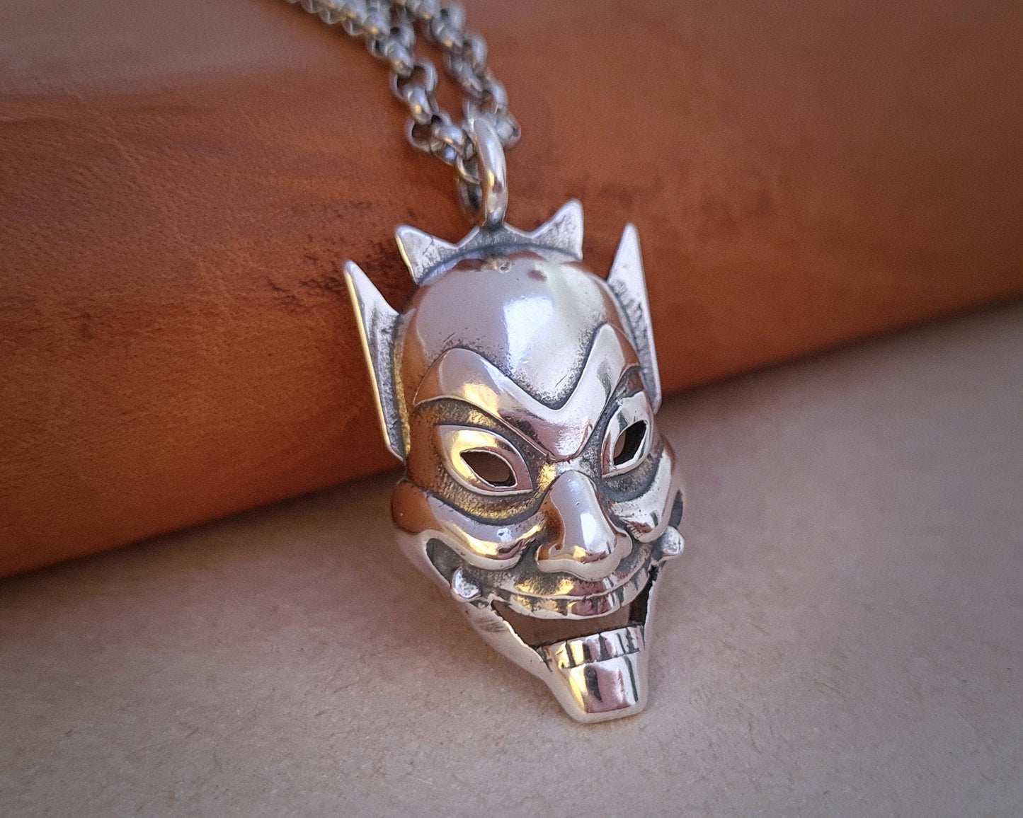 Avatar The Last Airbender Zuko Blue Spirit Mask Necklace Made From 925 Sterling Silver By Baldur Jewelry