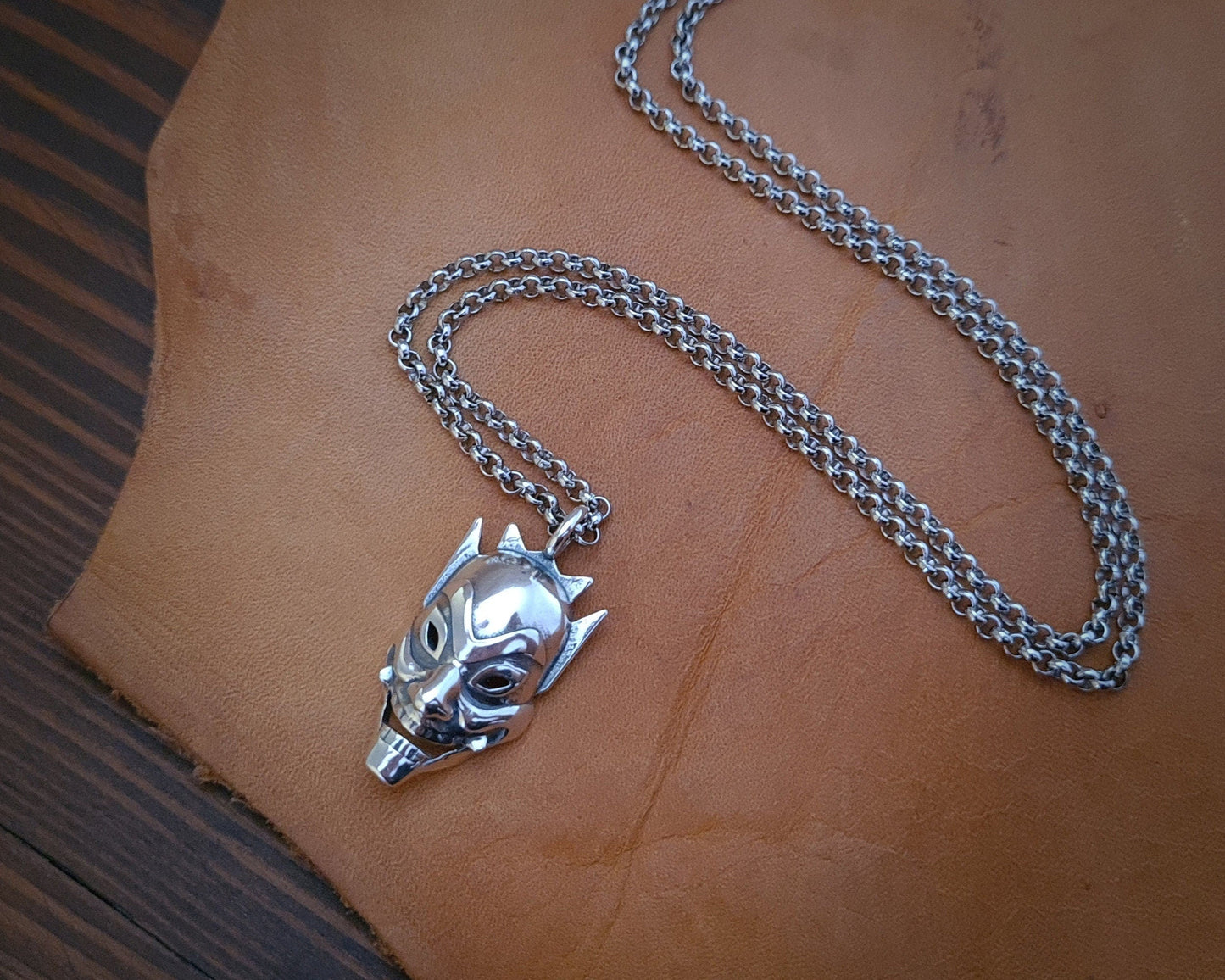 Avatar The Last Airbender Zuko Blue Spirit Mask Necklace Made From 925 Sterling Silver By Baldur Jewelry