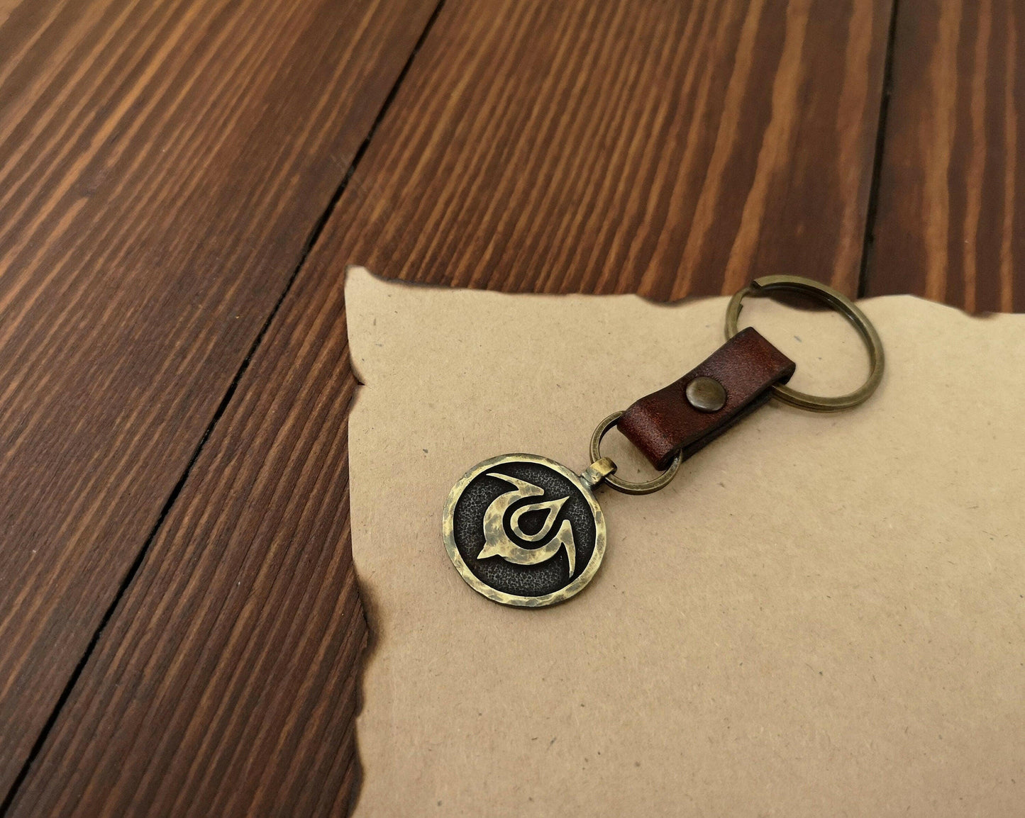Fire Emblem Exalt Solid Metal Keychain Keyring Accessory Jewelry - Baldur Jewelry