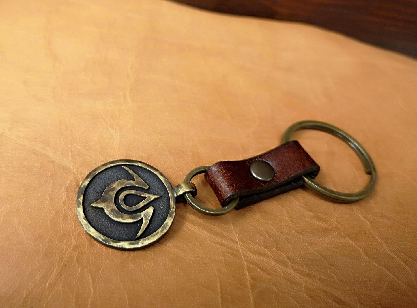 Fire Emblem Exalt Solid Metal Keychain Keyring Accessory Jewelry - Baldur Jewelry