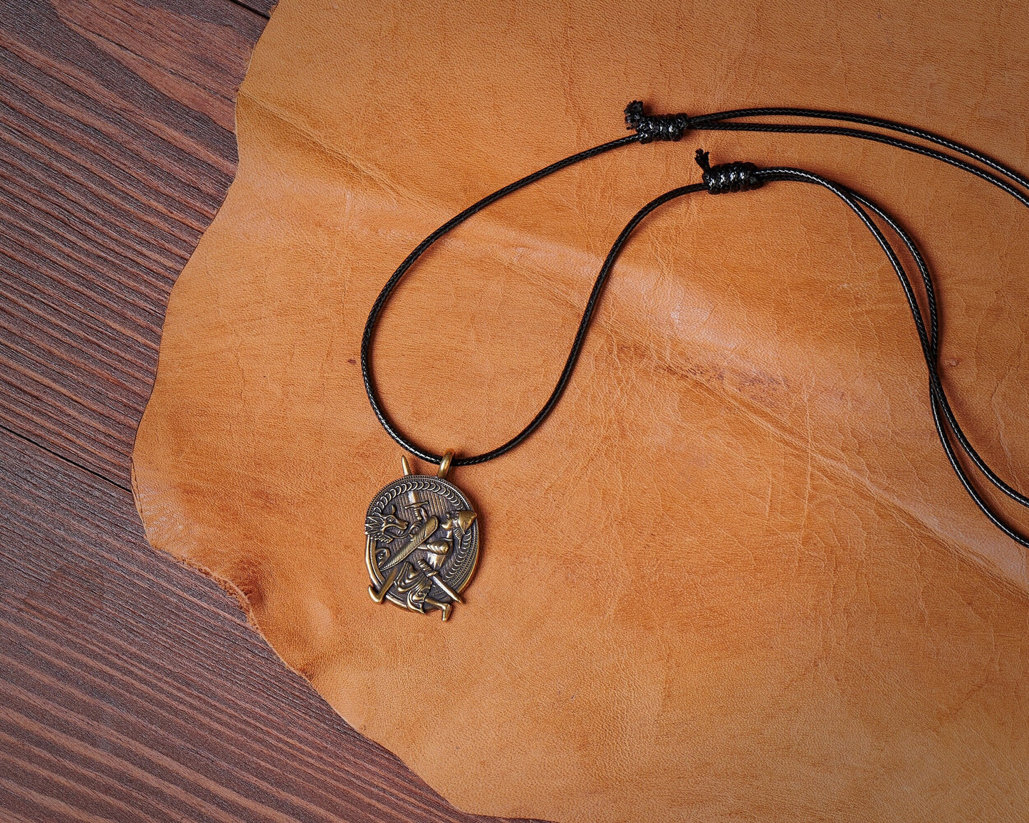 Sigurd Siegfried Battle With Dragon Fafnir Pendant Necklace Amulet Charm Jewelry - Baldur Jewelry