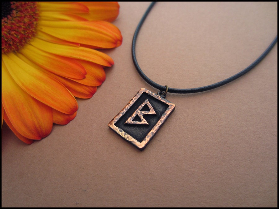 Viking Berkano Rune Pendant - Birth, fertility - Baldur Jewelry