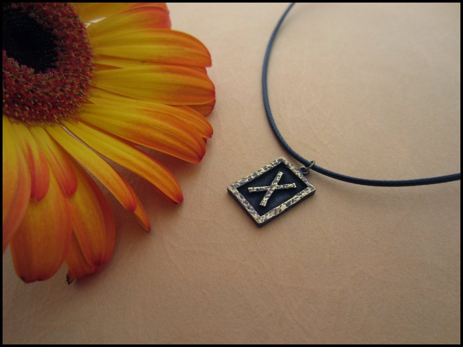 Viking Gebo Rune - Gift - Viking Norse Jewelry Pendant Necklace - Baldur Jewelry