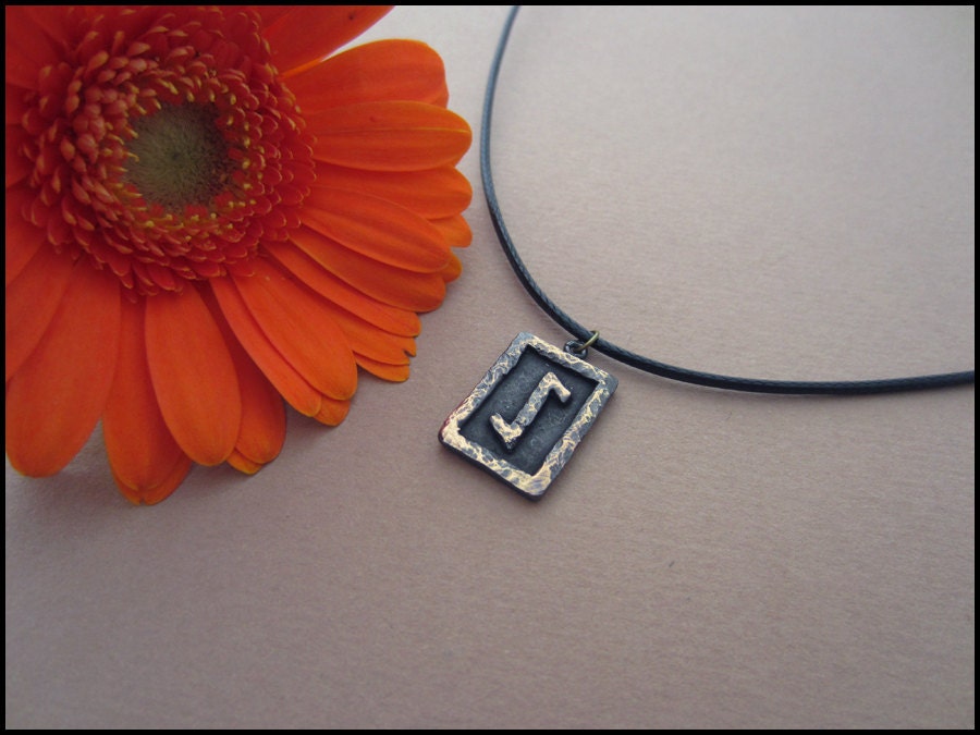 Eihwaz Rune Pendant - Protection - Baldur Jewelry