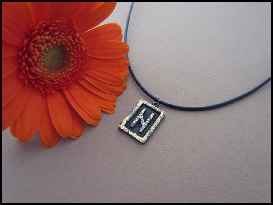 Viking and Norse Hagalaz Rune Pendant - Overcome - Viking Jewelry Necklace - Baldur Jewelry