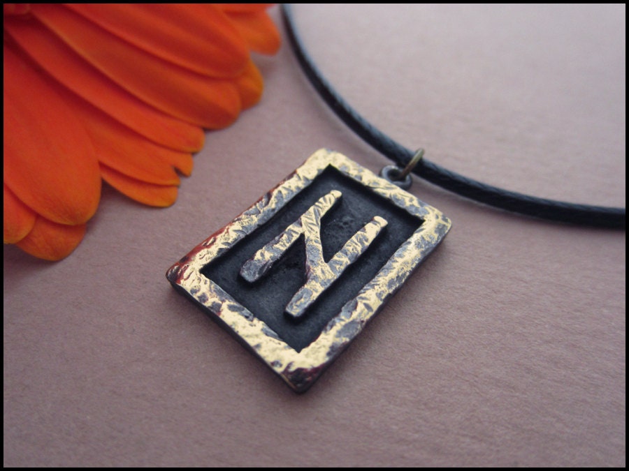 Viking and Norse Hagalaz Rune Pendant - Overcome - Viking Jewelry Necklace - Baldur Jewelry