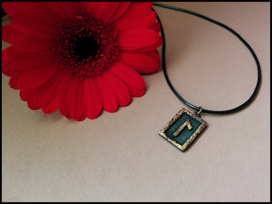 Viking Laguz Rune Pendant - Water - Baldur Jewelry