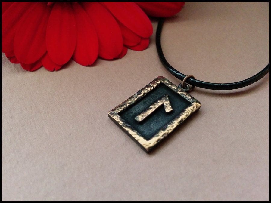 Viking Laguz Rune Pendant - Water - Baldur Jewelry